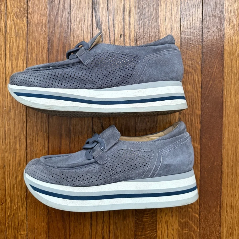 Softwaves Cassie Suede Platform Slip-on Sneakers